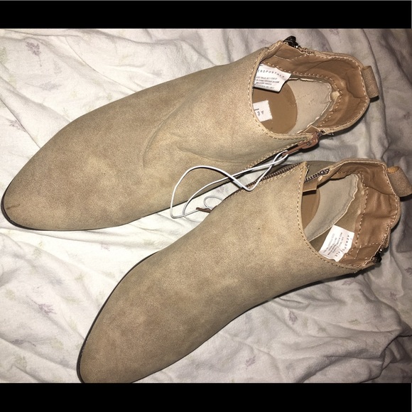 Cute tan booties - Picture 3 of 6